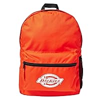 Dickies Logo Backpack, Orange, One Size