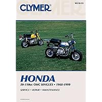 Clymer Honda 50-110cc OHC Singles, 1965-1999: Service, Repair, Maintenance (Clymer Motorcycle)