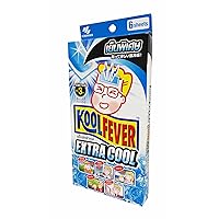 2 Boxes of Kool Fever Extra Cool, Cooling Fever Patch, Super-Strong Cooling Effect Suitable When Feeling Hot. (Size : 50 Mm X 130 Mm/Sheet.), (6 Sheets/Box)
