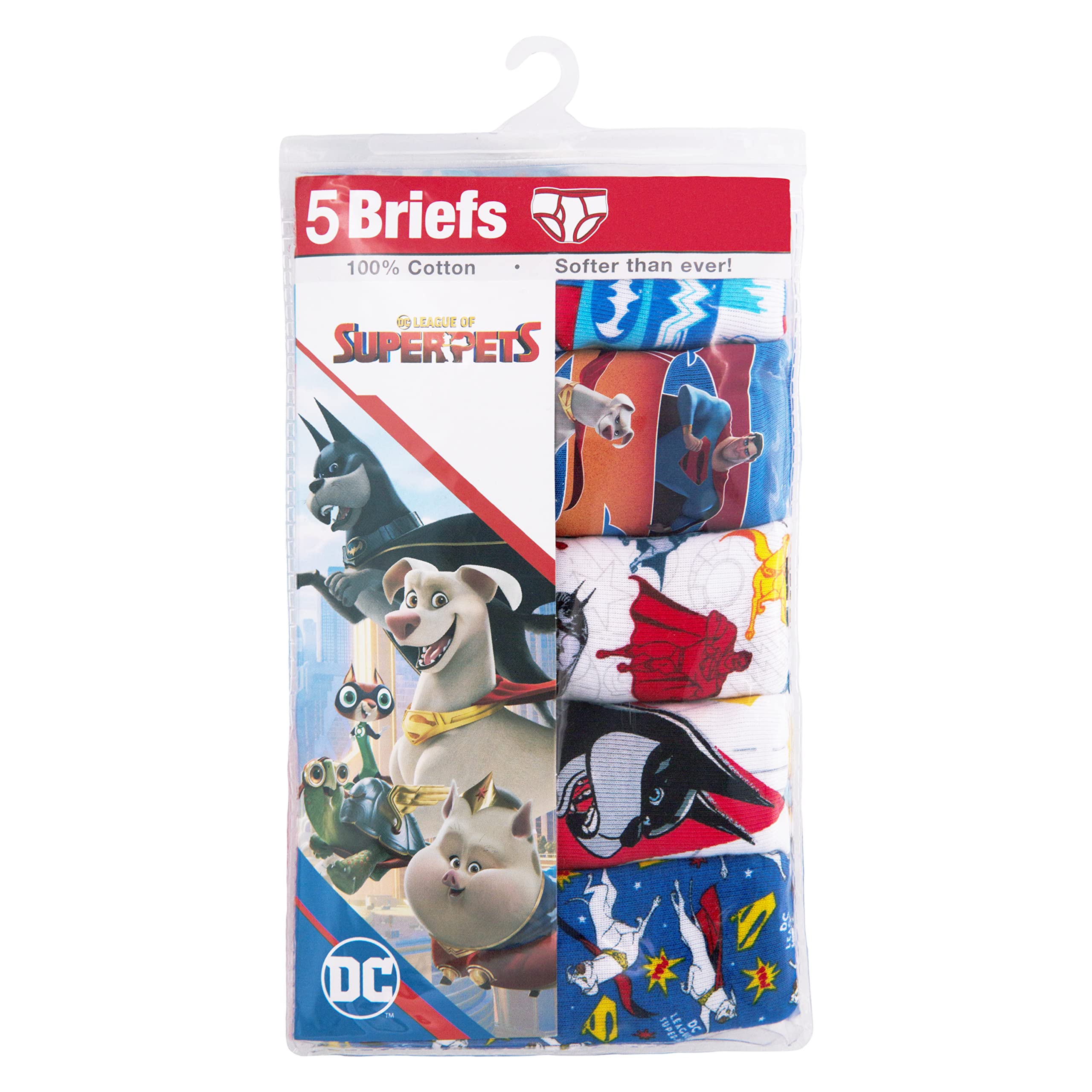 DC Comics Boys' League of Super-Pets Underwear