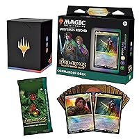 Magic The Gathering The Lord of The Rings: Tales of Middle-Earth Commander Deck 2 + Collector Booster Sample Pack