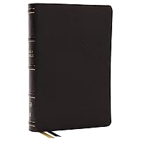 KJV Holy Bible with 73,000 Center-Column Cross References, Black Genuine Leather, Red Letter, Comfort Print: King James Version