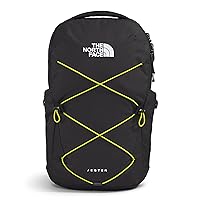 THE NORTH FACE Jester Everyday Laptop Backpack, TNF Black Light Heather/Sulphur Spring Green, One Size