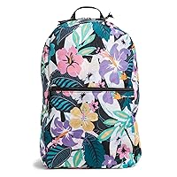 Vera Bradley Women's Ripstop Packable Backpack, Island Floral, One Size
