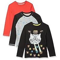 Boys' Long-Sleeve T-Shirts (Previously Spotted Zebra), Multipacks