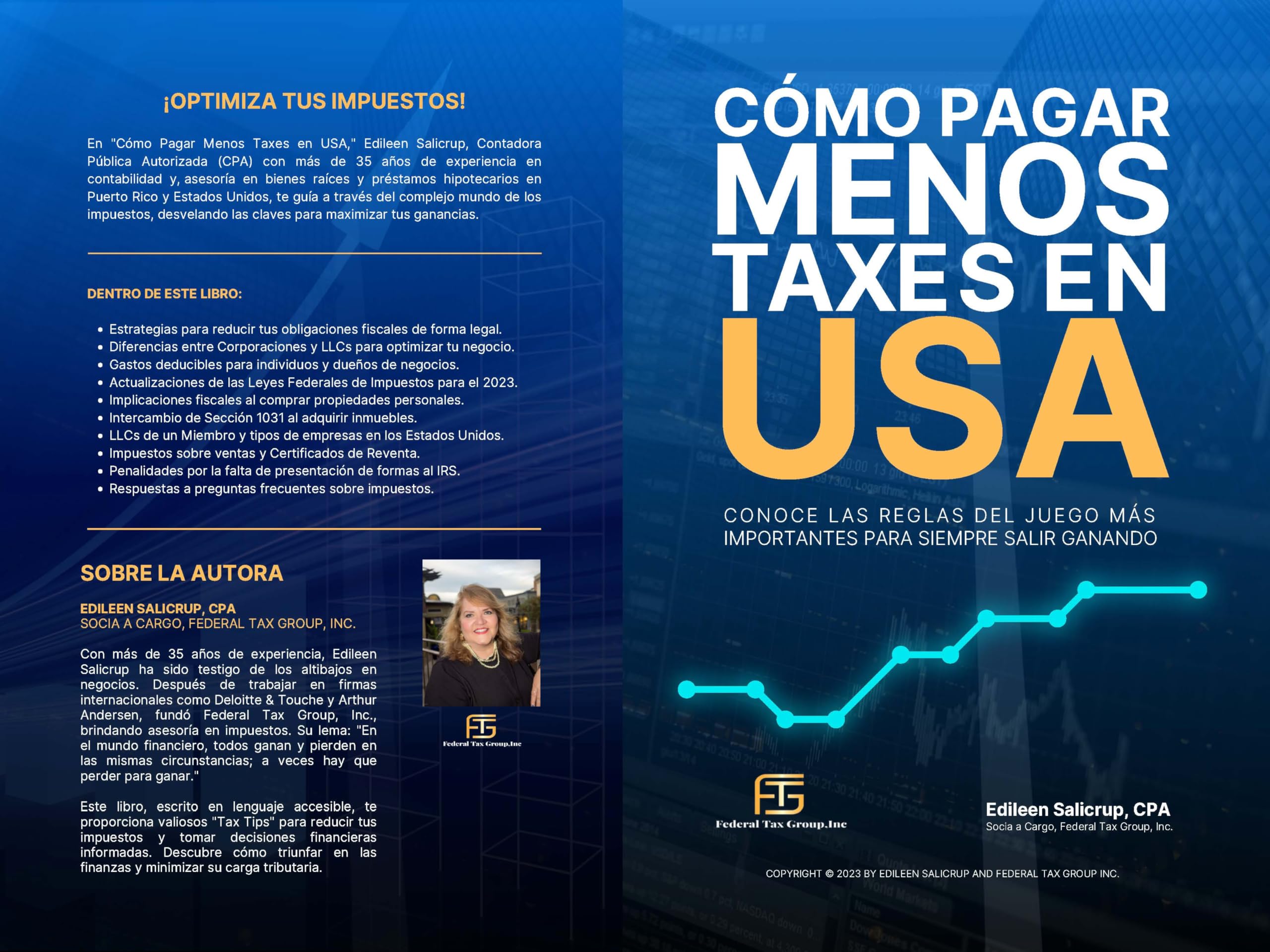 Libro Como Pagar Menos Taxes en USA: Conoce las reglas del juego mas importantes para siempre salir ganando (Spanish Edition)