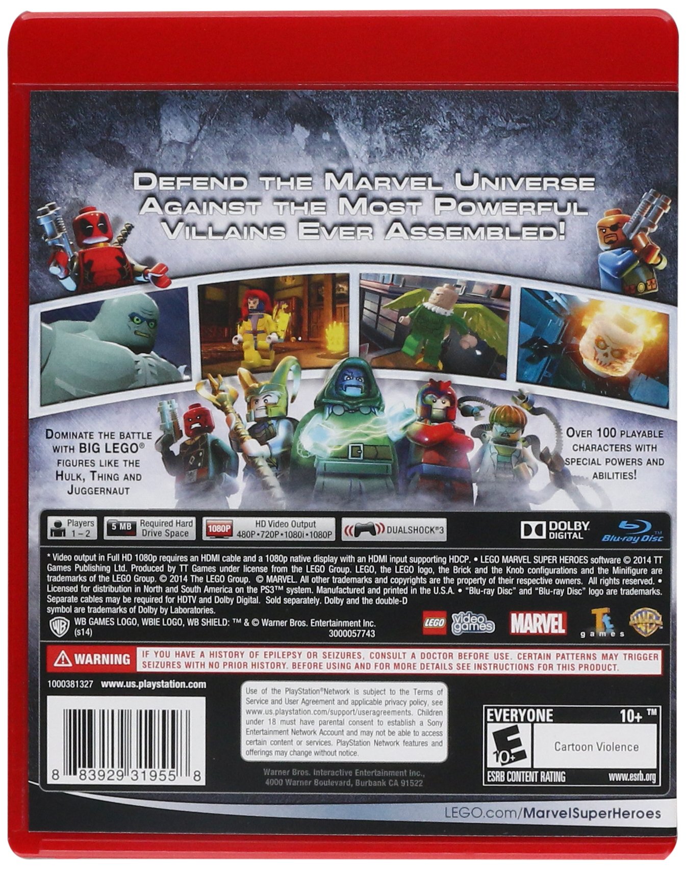 Lego: Marvel Super Heroes - PlayStation 3