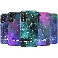 Custom Galaxy Space Case, Universe Personalized Name Case, Designed for Samsung Galaxy S24 Plus, S23 Ultra, S22, S21, S20, S10, S10e, S9, S8, Note 20, 10