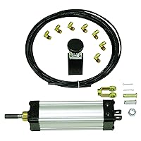 Buyers Products TGC32506VSPK Tailgate Cylinder Kit, Clevis Mount Pneumatic Cylinder, Tubing & Fittings, 6 Stroke, 3.25 Bore, Dump Truck Accessories