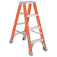 Louisville Ladder FM1504 Twin Stepladder, 4-Feet