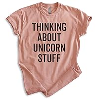 Thinking About Unicorn Stuff T-Shirt, Unisex Women's Men's Shirt, Unicorn T-Shirt