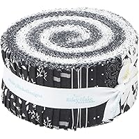 Dani Mogstad Black Tie Rolie Polie 40 2.5-inch Strips Jelly Roll Riley Blake Designs RP-13750-40
