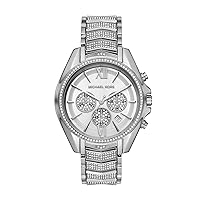 Michael Kors Wren Women's Watch, Stainless Steel and Pavé Crystal Watch for Women