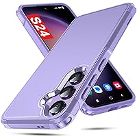 Oterkin for Samsung Galaxy S24 Case, [10FT Military Grade Protection] Galaxy S24 Case [Shockproof][Heavy Duty Dropproof] S24 Phone Case [Non-Slip Slim] Protective Case for Samsung S24 (B-Purple)