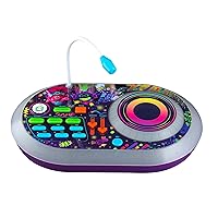 Trolls World Tour DJ Trollex Party Mixer Turntable Toy for Kids Toddler Children, Built in Microphone, Record, Sound Effects, LED Light Show Medium