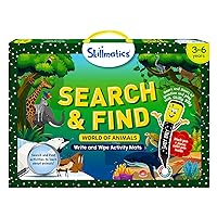 Skillmatics Preschool Learning Activity - Search and Find Animals Educational Game, Perfect for Kids, Toddlers Who Love Toys, Art and Craft Activities, Gifts for Girls and Boys Ages 3, 4, 5, 6