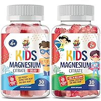 Magnesium Gummies for Kids - 100mg and Magnesium Gummies for Kids 500mg. Magnesium Chews - Magnesium Citrate Chewable Supplement for Mood & Muscle Support