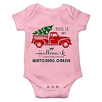 This is my Christmas Movie Watching Onesie Holiday Baby Bodysuit