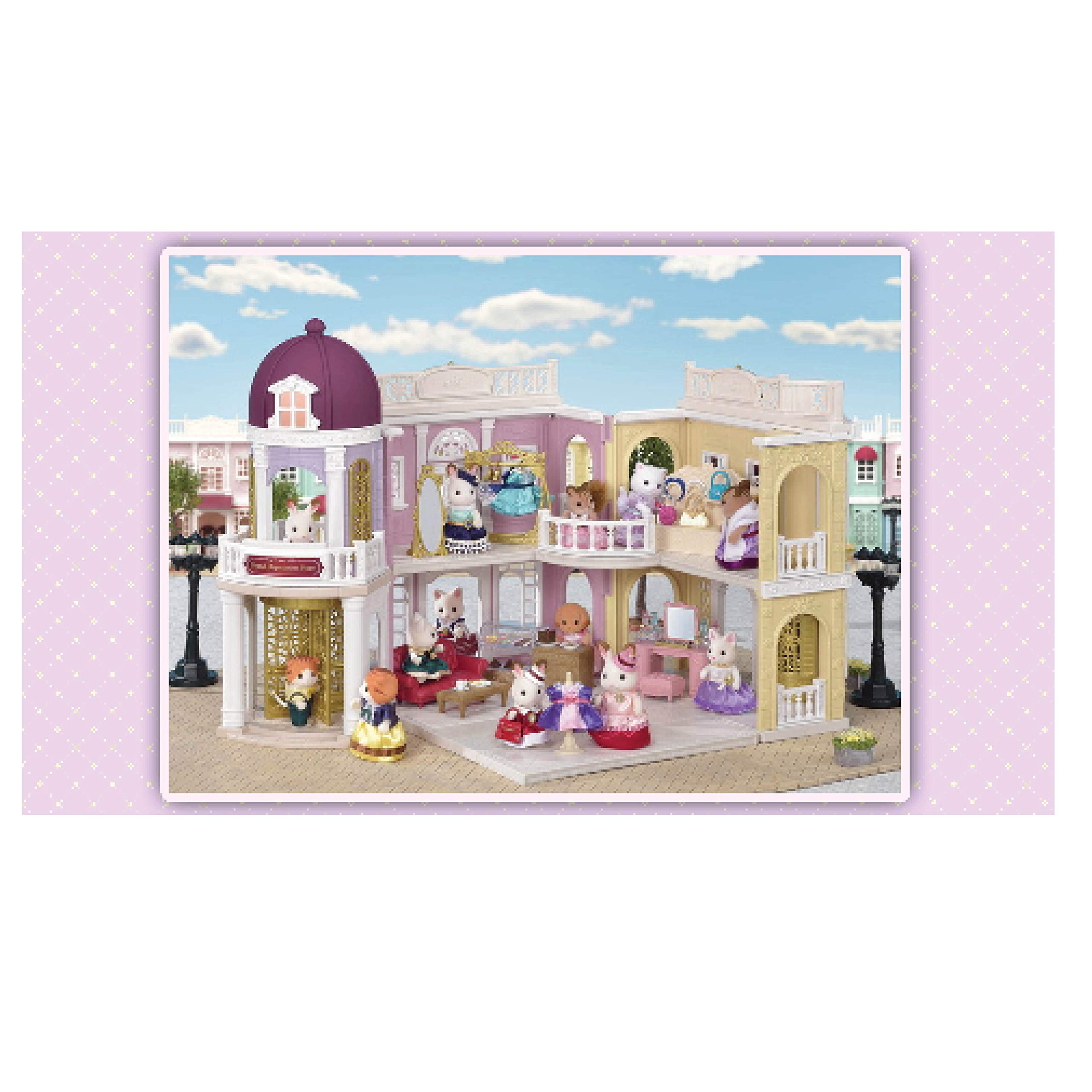 Calico Critters Town Series Grand Department Store Gift Set, 3 - 8 years, Fashion Dollhouse Playset, Figure, Furniture and Accessories Included