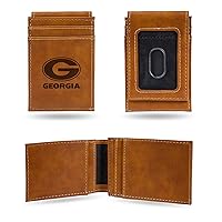 Rico Industries NCAA Laser Engraved Front Pocket Wallet - Compact/Comfortable/Slim