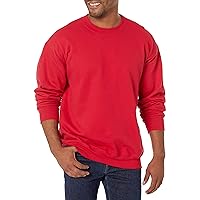 Hanes mens Sweatshirt, Heavyweight Fleece Sweatshirt, Crewneck Pullover for Men
