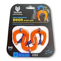 First Responder Door Stop. Glow in The Dark Orange. Stops Doors from Closing. Molle & PALS Compatible. Police & EMS Door Jam. Firefighter Tools Door Wedge. Door Pinch Guard. (3 Pack)
