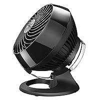 Vornado 460 Whole Room Air Circulator, Small Fan with 3 Speeds, Adjustable Tilt, Easy to Clean, Moves Air 70 Feet, Quiet Fan for Home, Office, Bedroom, Black