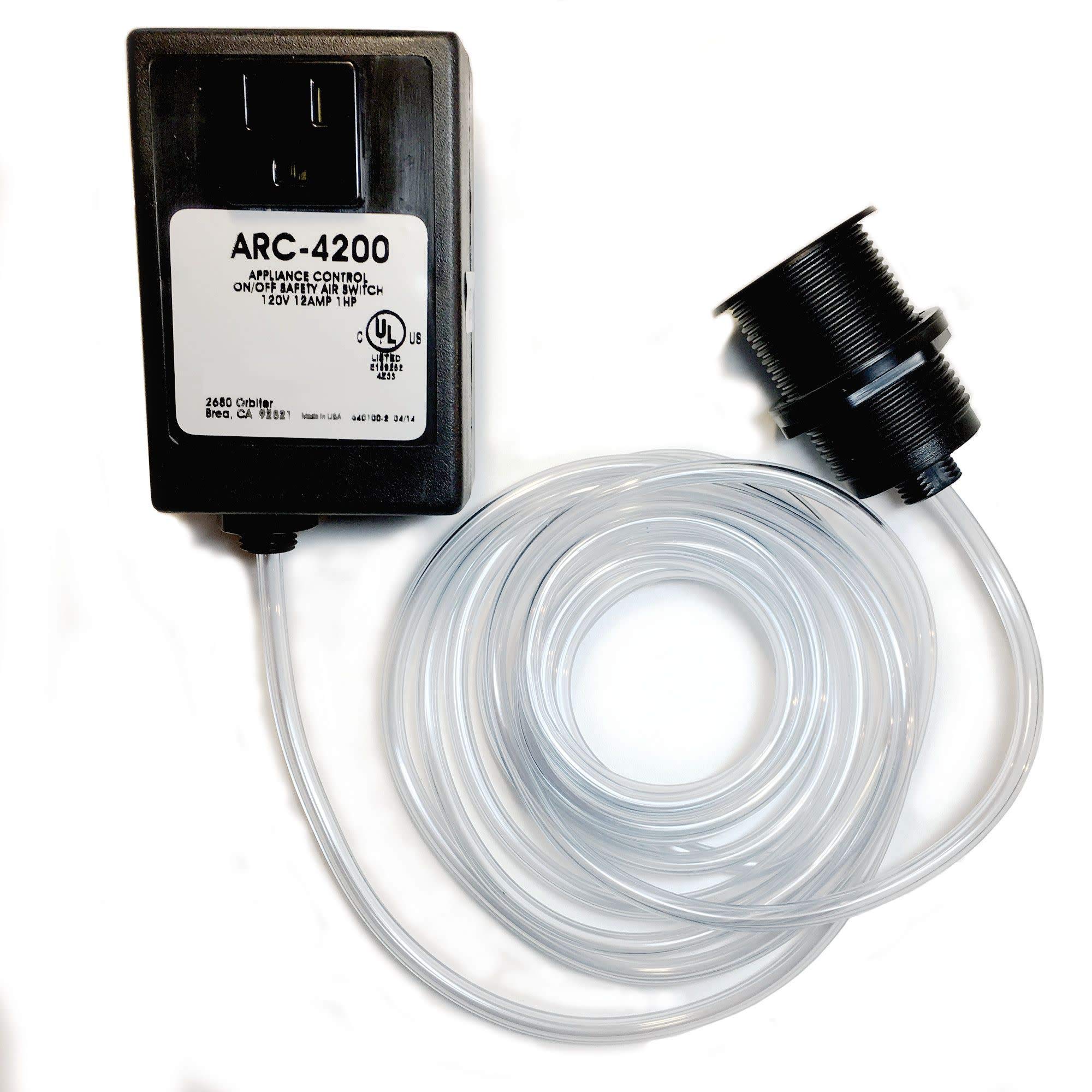 Waste King Garbage Disposal Air Switch Base and Control Unit - ARC-4200,Black