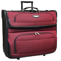 Travel Select Amsterdam Business Rolling Garment Bag, Red, One Size