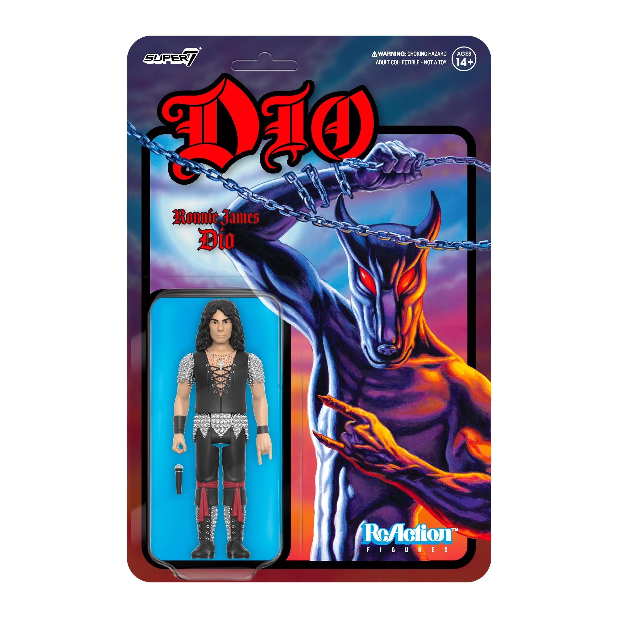 Super7 Ronnie James Dio Reaction Figurine Ronnie James 10 cm