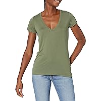 Alternative Women's Shirt, Super Soft V-Neck Short Sleeve Slinky Tee