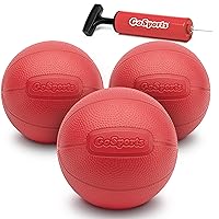 GoSports 6 Inch Replacement Balls for Little Tikes, GoSports Tot Shot, and Other Children's Basketball Hoops – Soft 3 Pack Toddler Basketballs with Pump