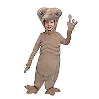 E.T. Kids The Extra-Terrestrial Plush Costume Unisex, Cute Alien Halloween Outfit for Toddler boys and girls