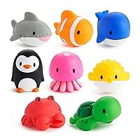 Munchkin® Ocean™ Squirts Baby and Toddler Bath Toy, 8 pack