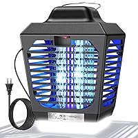 Bug Zapper, Two Colors Mosquito Zapper with LED Light, Waterproof Fly Trap,Insect Zapper,Mosquito Killer Outdoor Indoor for Home,Kitchen,Backyard,Camping