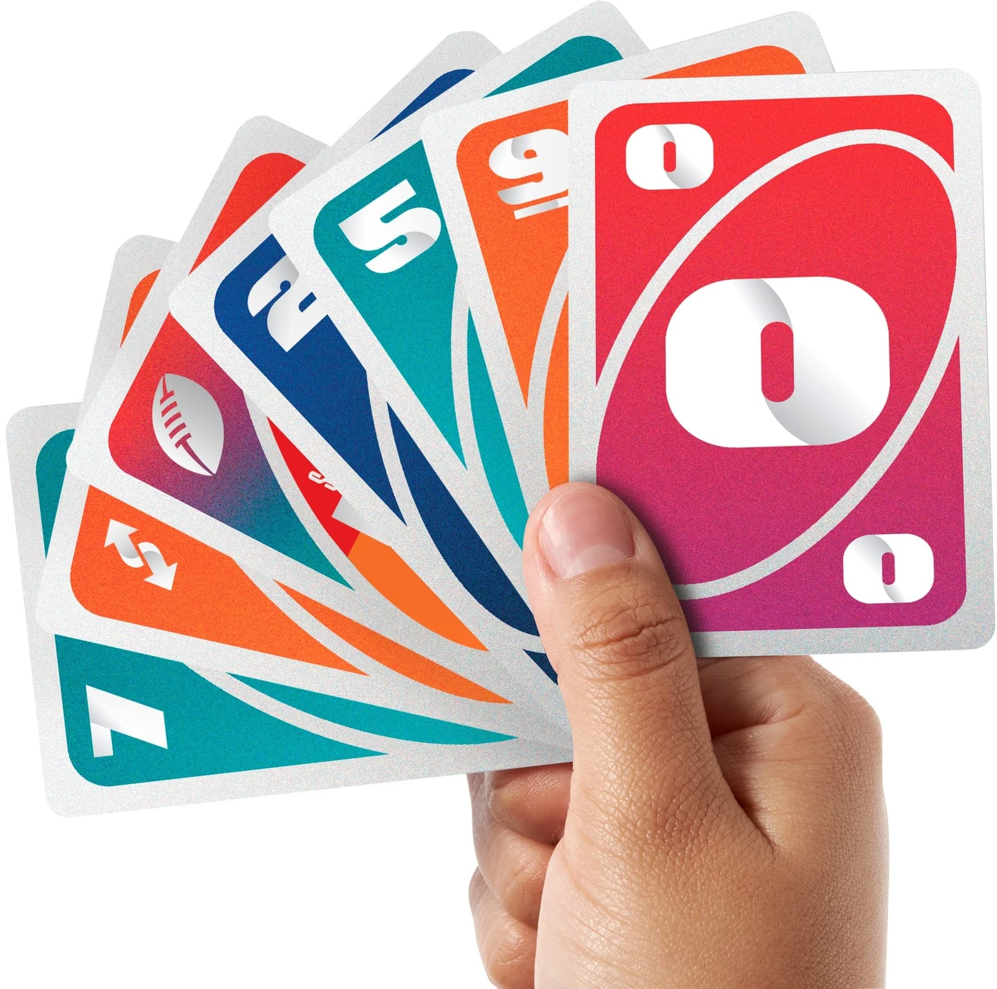 Mattel Games UNO NFL LVII Card Game for Kids, Adults, Family and Game Night with Special 