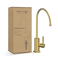 Waterdrop Filtered Water Faucet, Drinking Water Faucet, Reverse Osmosis Faucet, RO Faucet, RO Water Faucet, Water Filter Faucet for Kitchen Sink, Stainless Steel, Lead-Free, Brushed Golden
