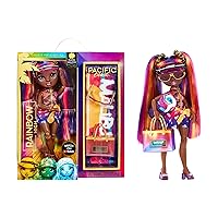 Rainbow High Pacific Coast Phaedra Westward- Sunset (Purple) Fashion Doll with 2 Designer Outfits, Pool Accessories Playset, Interchangeable Legs