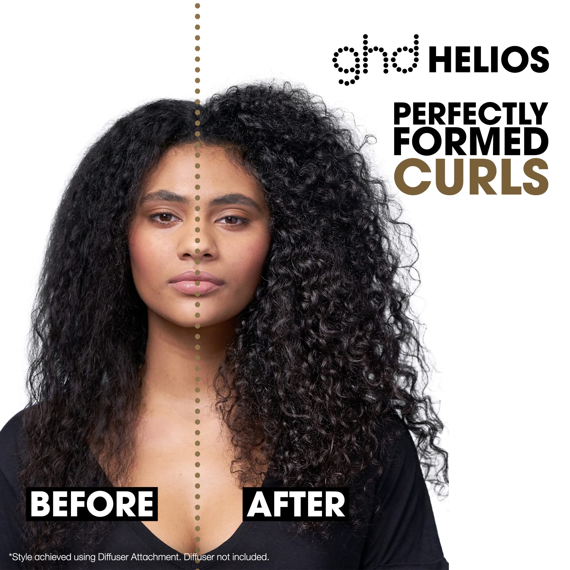 ghd Helios Hair Dryer ― 1875w Professional Blow Dryer, Longer Life + Brushless Motor Lightweight Hair Dryer for Salon-Worthy Blowout