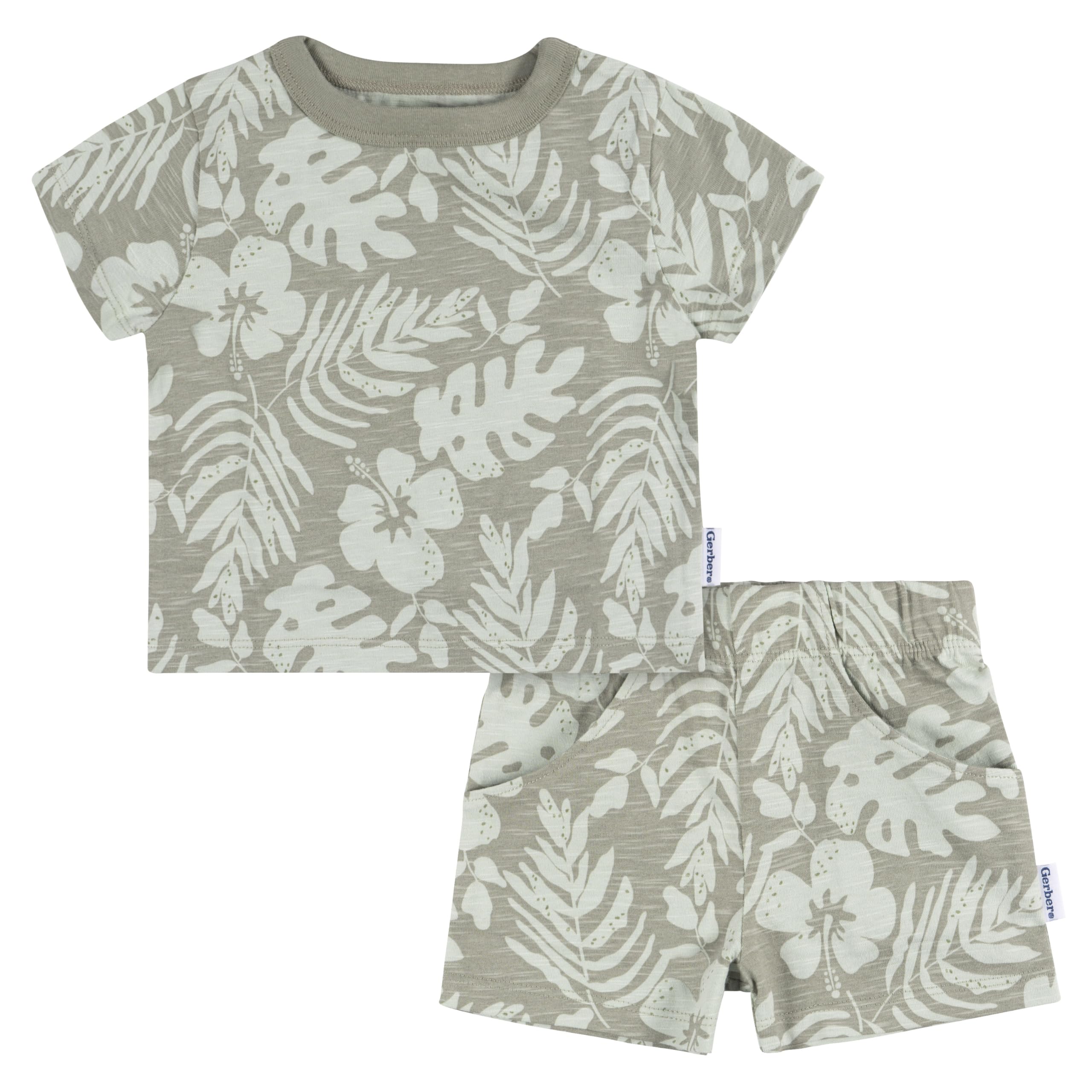 Gerber baby-boys T-shirt and Shorts Set