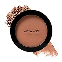 wet n wild Color Icon Blush, Effortless Glow & Seamless Blend infused with Luxuriously Smooth Jojoba Oil, Sheer Finish with a Matte Natural Glow, Cruelty-Free & Vegan - Naked Brown