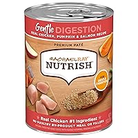Gentle Digestion Premium Pate Wet Dog Food, Real Chicken, Pumpkin & Salmon, 13 Ounce Can (Pack of 12)