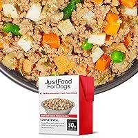 JustFoodForDogs Pantry Fresh Wet Dog Food, Complete Meal or Dog Food Topper, Beef & Russet Potato Human Grade Dog Food Recipe - 12.5 oz (Pack of 6)