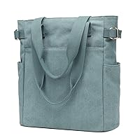 BAG WIZARD Tote Bag for Women Lightweight Canvas Work Totes Shoulder Bags with Pockets