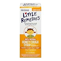 Little Remedies Honey Cough Syrup, 3 Oz, 100% Natural, Ages 12 Months