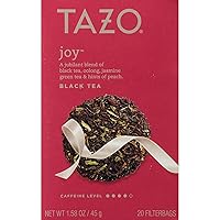 Joy Seasonal Flavor Black Tea, 20 Filter Bags (1.58 Oz.)