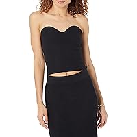 The Drop Women's Collette Strapless Cropped Sweater