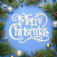 Merry Christmas Word Cutouts | Merry Christmas Craft Words | Acrylic Craft Words | Merry Christmas | 1/8