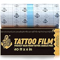 Sorry Mom Tattoo Aftercare Bandage (40ft x 6in) Clear Tattoo Bandage Waterproof, Adhesive Tattoo Wrap Bandage - Tattoo Healing Wrap - Tattoo Film Protection - Second Skin Tattoo Cover