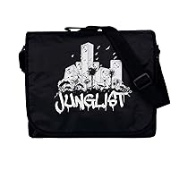 Junglist Sound System Messenger Bag Record Drum & Bass DJ LP Vinyl Shoulder Mens
